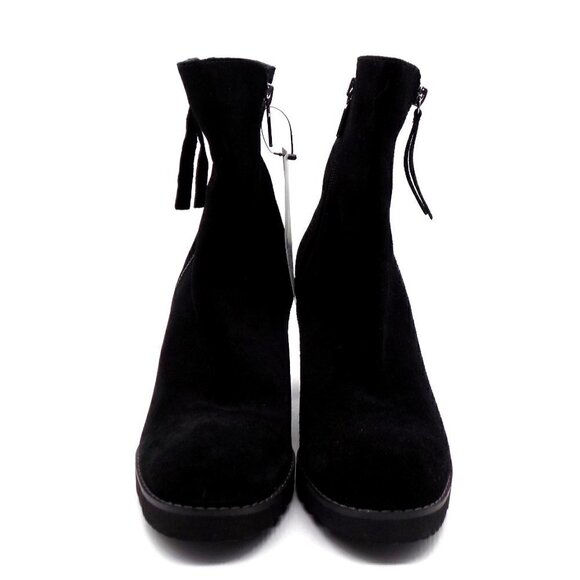 Aqua College Rae Ankle Boots Size 8 Suede Waterproof Black - Picture 2 of 6